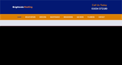 Desktop Screenshot of brightsideheating.com