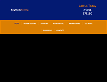 Tablet Screenshot of brightsideheating.com